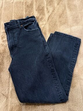 Abercrombie & Fitch 90s Straight Ultra High Rise, Black, size 27 / 4